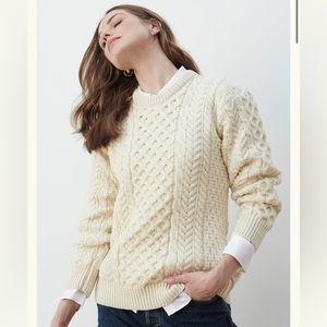 Aran Isles Knitwear Merino Wool Sweater Size M